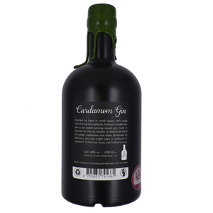 Hotham's Cardamom Gin Green Award-Winning Best-Seller , Back label