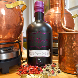 Hotham's Original Gin, wax sealed, botanicals, vodka, rum