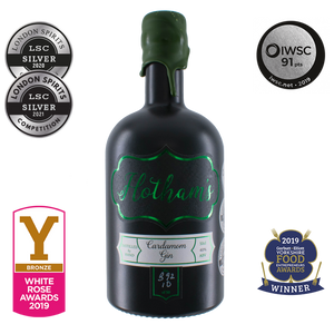 Hotham's Cardamom Gin Green 50cl Award-Winning Best-Seller