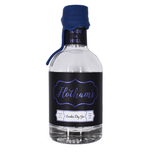 london dry gin, 20cl bottle, blue wax seal, hothams spirits